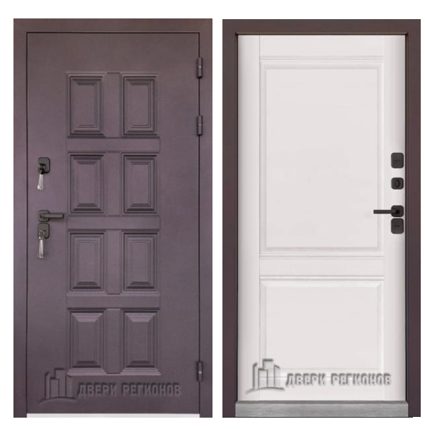 Входная дверь Двери регионов Винтер термо аляска белый Входная дверь Двери регионов Винтер термо аляска белый