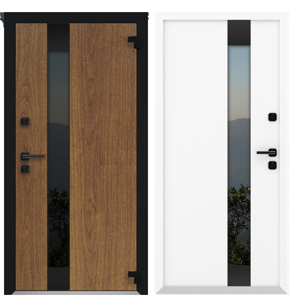 Входная дверь Elartum термо AG6010 SU - Белый камень 9016