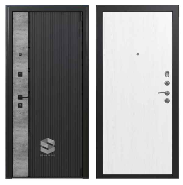 Входная дверь Sigma (Сигма) Style Ясень белый