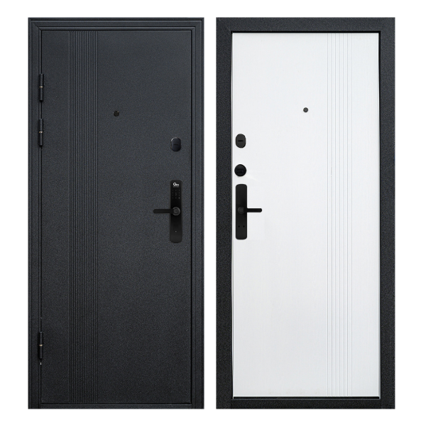 Входная дверь Уральские двери LS78+УЗ Gimmel F21 - Ясень белый