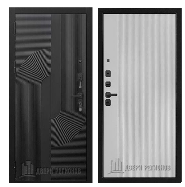 Входная дверь Двери регионов Орбита 3K Белая Мягкая Шагрень