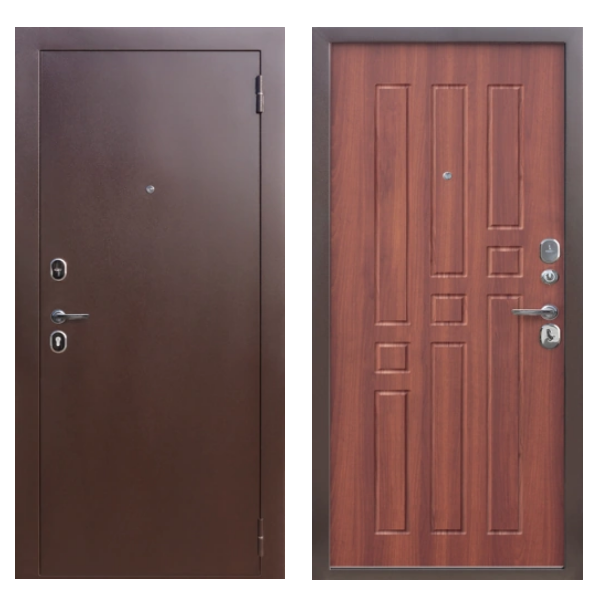 Входная дверь Броня эконом Рустикальный дуб