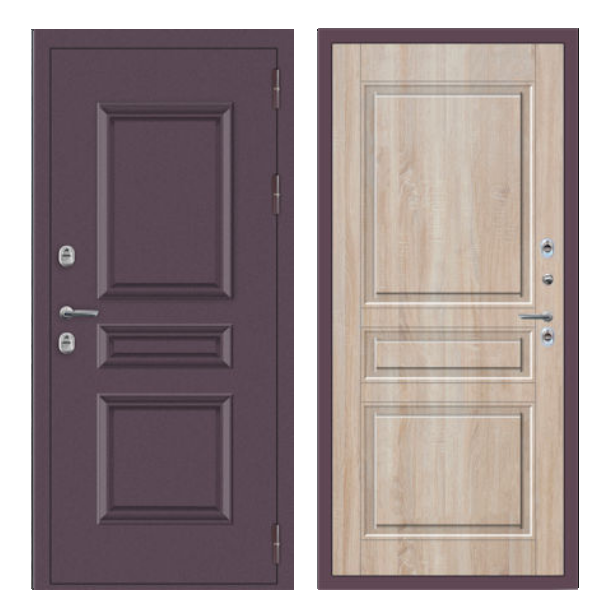 Входная дверь Броня термо 63 Букле Опал