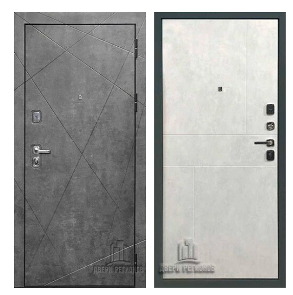 Входная дверь Двери регионов Прогресс светлый бетон Входная дверь Двери регионов Прогресс светлый бетон