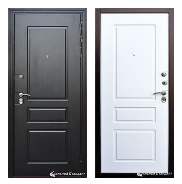 Входная дверь Броня Честер Софт-тач белый