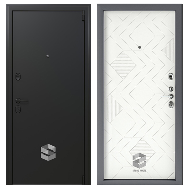Входная дверь Sigma (Сигма) Prestige Смарт (белый)