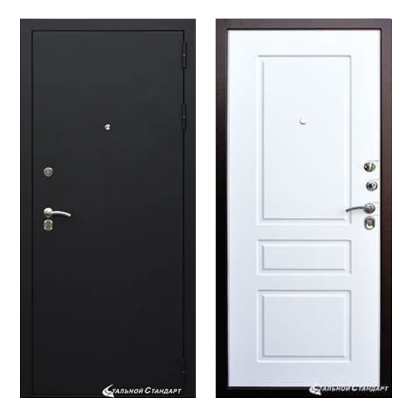 Входная дверь Броня 8 New Софт-тач белый