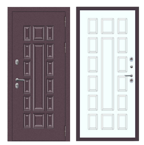 Входная дверь Броня термо 65 Букле Опал