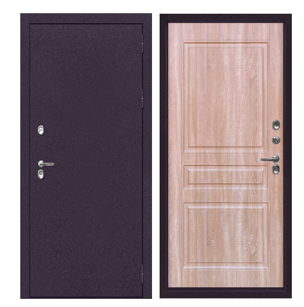 Входная дверь Двери регионов Страж Т-20 Термо Дуб сонома светлый