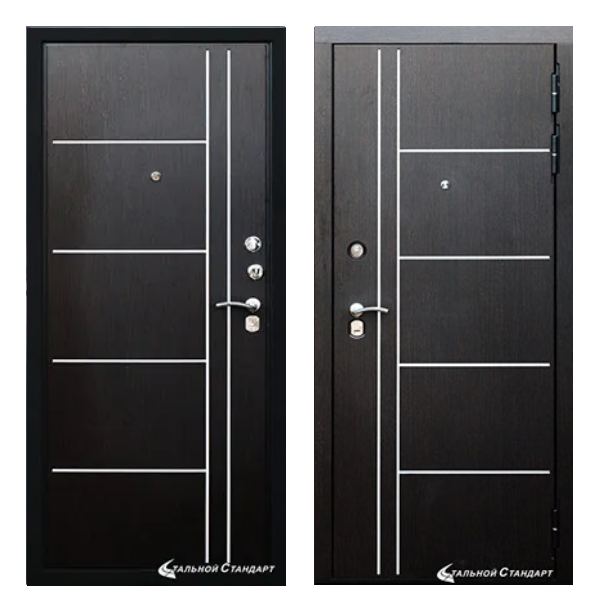 Входная дверь Броня Хром Венге